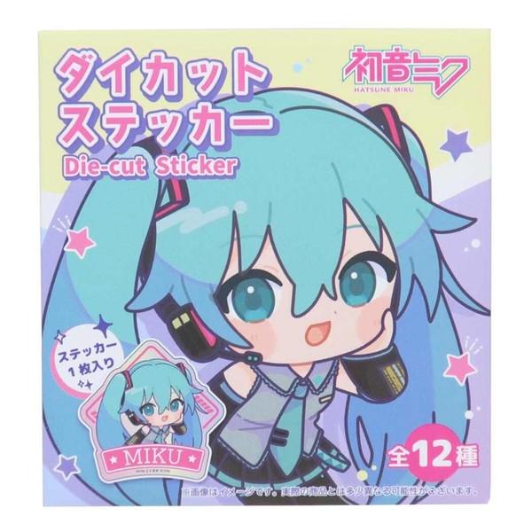 初音ミク ステッカー ダイカットステッカーSD 等身 全12種の内どれか1