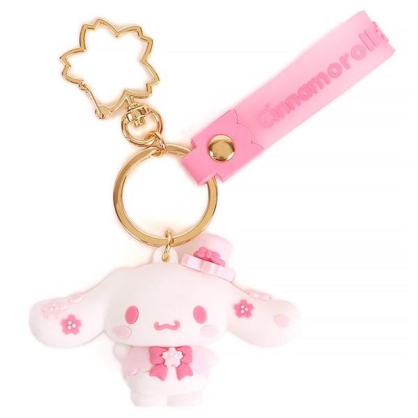 シナモロール 立体キーホルダー 桜 さくらデザインシリーズ