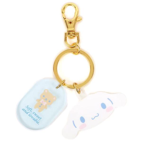 シナモロール キーホルダー フェイス形キーホルダー サンリオ sanrio