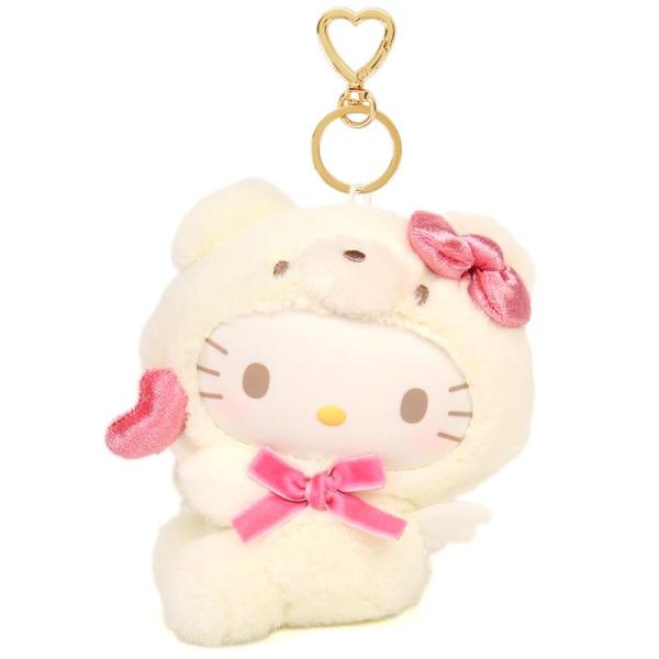 ハローキティ 着ぐるみマスコットホルダー クマ キーホルダー