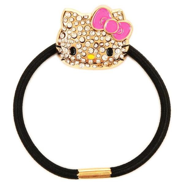 ハローキティ ヘアゴム キラキラ ヘアアクセサリー ジュエルデコ  レディース 女子 サンリオ sanrio キャラクター