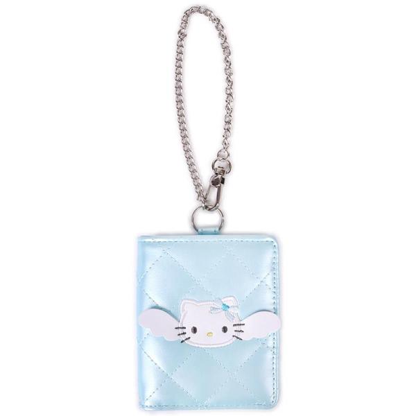 新品未使用　エンジェルキティ　バスケット ハローキティ 二つ折りカードケース パスケース 定期入れ 夢みる