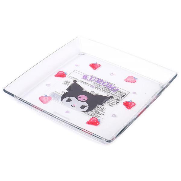 クロミ スクエアプレート お皿 割れにくい フルーツ柄 サンリオ sanrio