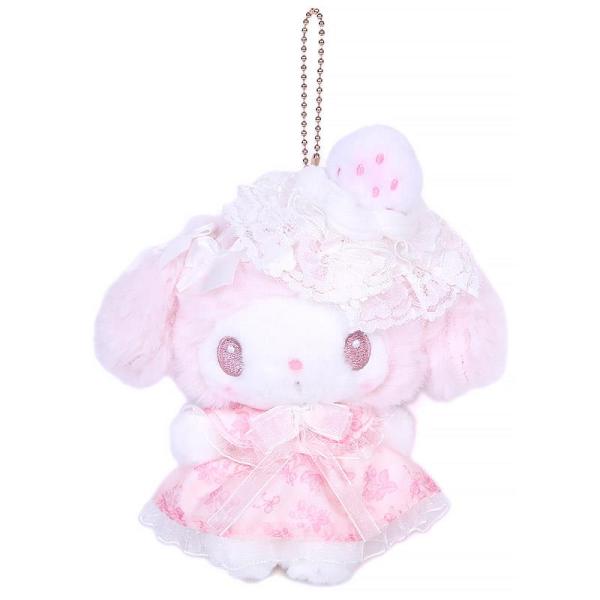 マイメロディ マスコットホルダー 白いちごのティータイム