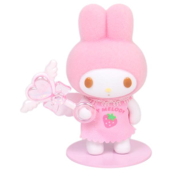 マイメロディ フロッキードール 天使 ぴたっとぷれんず ミニ