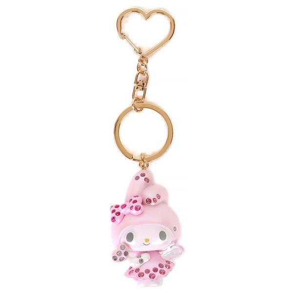 マイメロディ エンジェルキーホルダー 天使 キラキラ かわいい