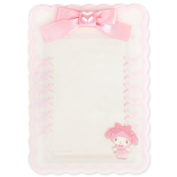 【激レア】　マイメロディ ケース入りメモ付きレタースタンド❤︎未開封品❤︎ マイメロディ 硬質カードケース リボン トレーディングカード用サイズ