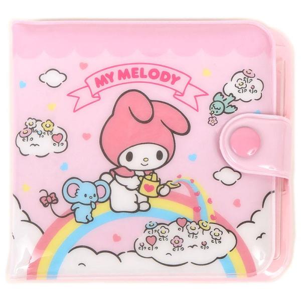 マイメロディ ミニ財布 二つ折り財布 ビニールウォレット 大人 子供