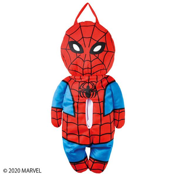 Marvel マーベル ティッシュカバー ティッシュボックスカバー ボックスティッシュケース パイダーマン