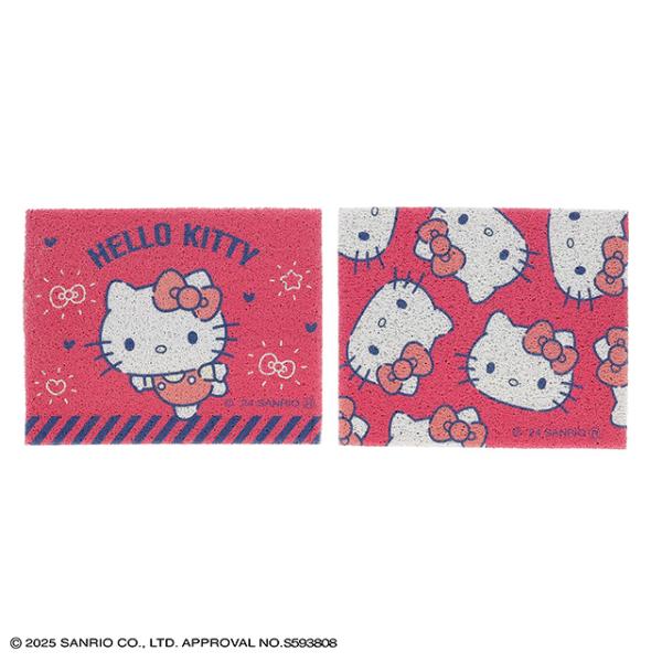ハローキティ 足元マット2枚組 ころころマット サンリオ sanrio キャラクター