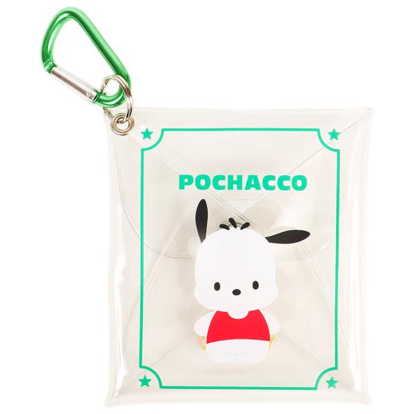 ポチャッコ クリア小物ケース カラビナ付き 小物入れ 化粧ポーチ アクセサリーケース  サンリオ sanrio キャラクター