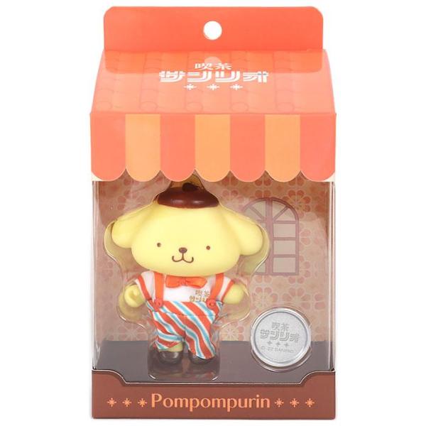 ポムポムプリンカフェ　マスコット　キューピッド ポムポムプリン マスコット ソフビマスコットホルダー 喫茶サンリオ2号
