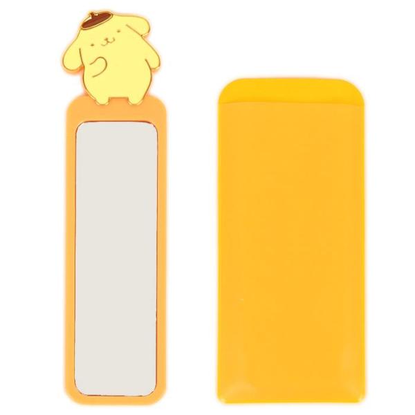 ポムポムプリン コンパクトミラー 鏡 収納ケース付き サンリオ sanrio