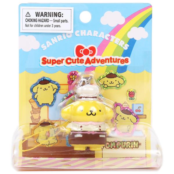 ポムポムプリン ストラップ＆シールセット スーパーキュート