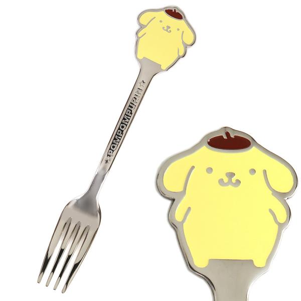 ポムポムプリン ステンレスフォーク かわいい 夏のティータイム  サンリオ sanrio キャラクター