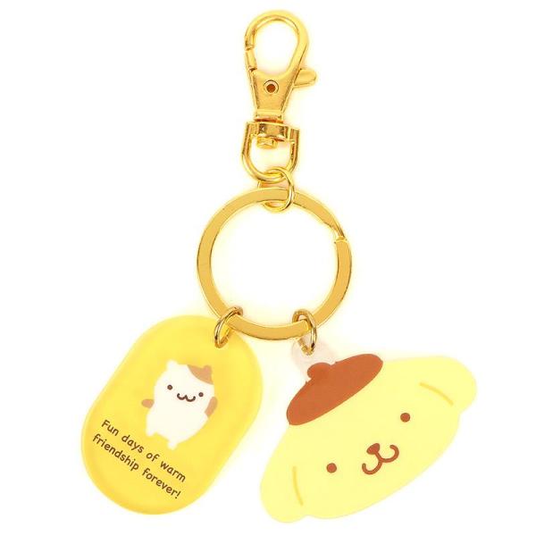 ポムポムプリン キーホルダー フェイス形キーホルダー サンリオ sanrio