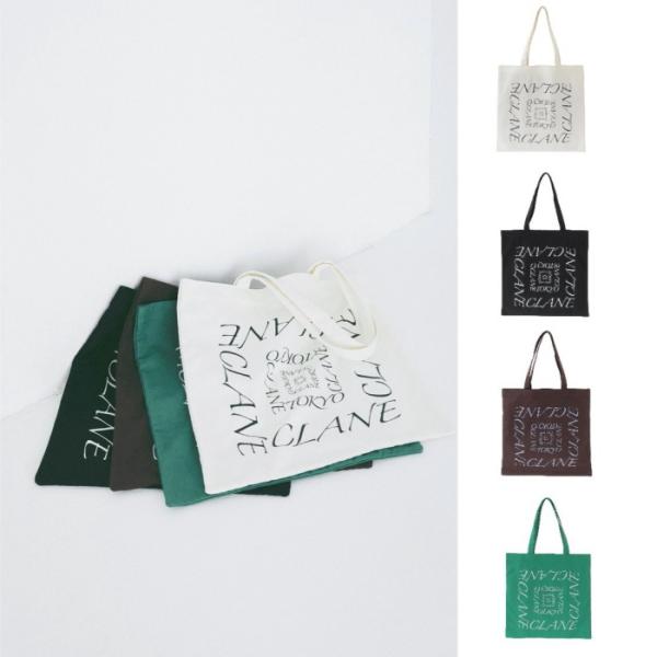 CLANE 正規商品 バッグ トート クラネ グラフィック トート バッグ GRAPHIC TOTE BAG アイボリー/グリーン/ブラウン/ブラック  4色展開 2026春夏新作