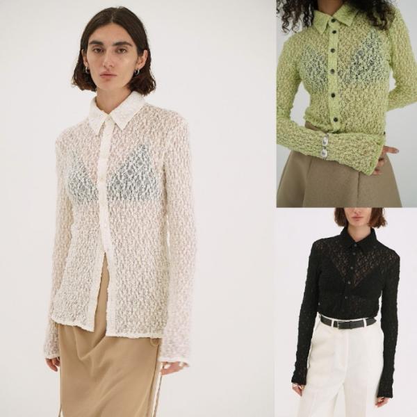 トップス CLANE LADY LACE SHIRT clane LADY LACE SHIRT クラネ 【公式通販】