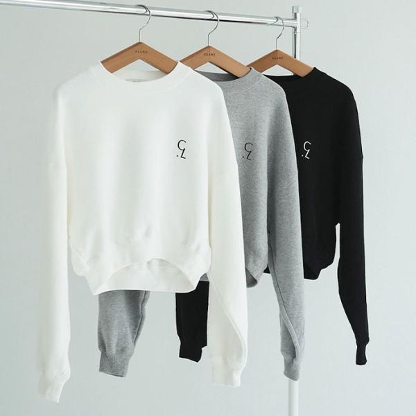 CLANE（クラネ） 正規商品 トップス ロゴ ショート スウェット