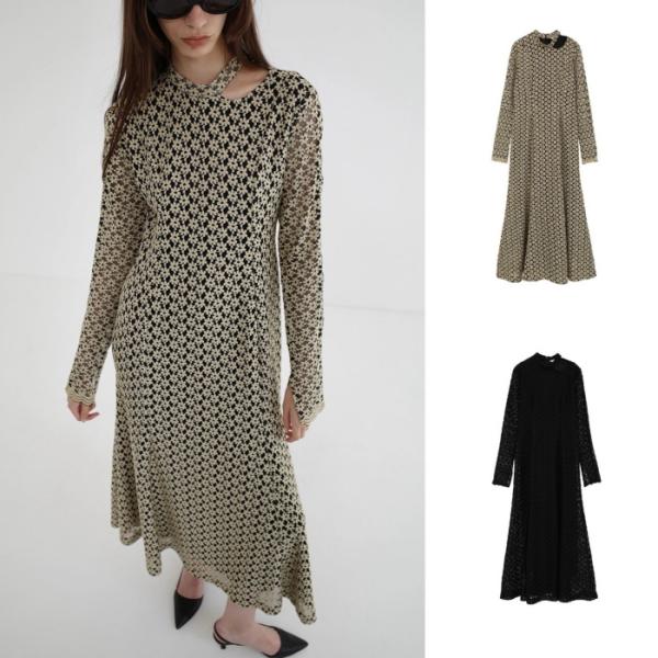 ワンピース clane 3D flower lace one piece CLANE（クラネ）の「3D FLOWER LACE ONE PIECE（ワンピース）」 - WEAR