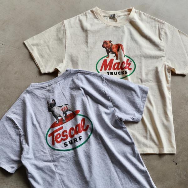 SALE 30%OFF テス トップス ユニセックス TES Mack Trucks フレブル 半袖 Tシャツ アイボリー/ミックスグレー IVORY/MIX GRAY 2色展開 Aタイプ 2026春夏新作