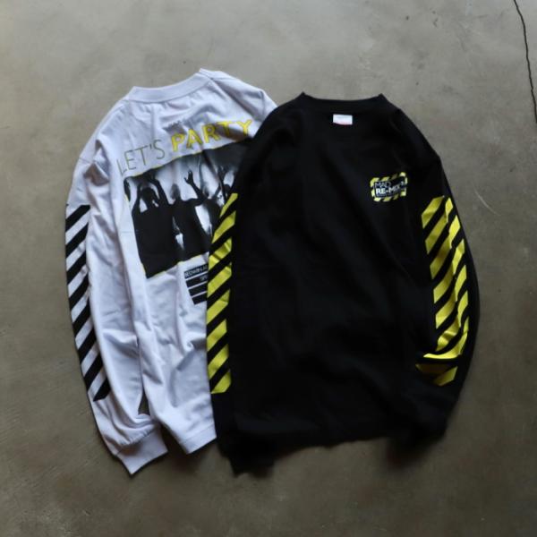 SALE 40%OFF BEDWIN & THE HEARTBREAKERS ロンTEE 正規販売 ベドウィン 長袖 プリント レッツパーティ L/S PRINTED TEE
