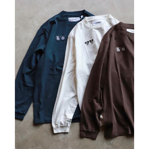 ジョンメイソンスミス ロンT JOHN MASON SMITH ミッキー&ミニー 長袖 Tシャツ MICKEY&MINNIE FACE L/S T-SHIRT 3色展開 2026秋冬新作
