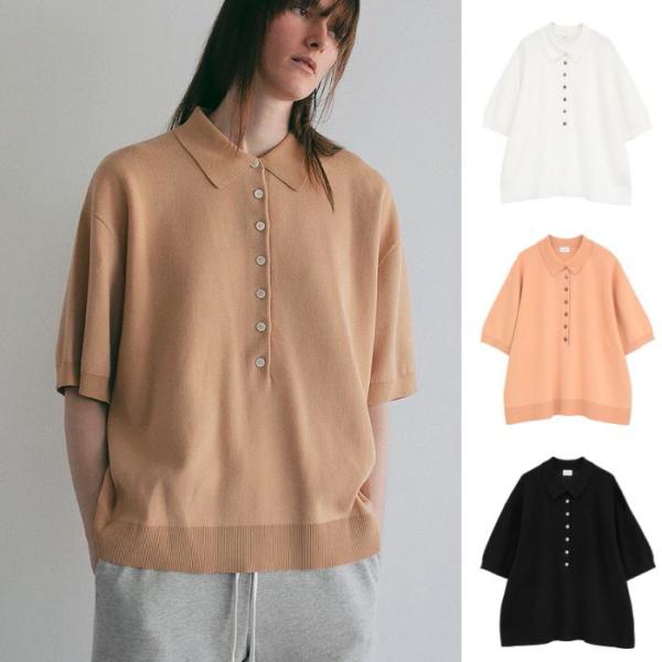 MANOF（マノフ） 正規商品 トップス ルーズ ポロ ニット LOOSE POLO