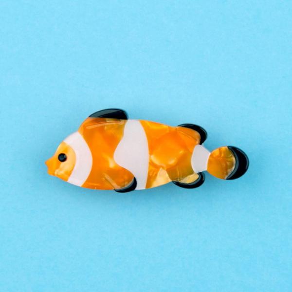 ククシュゼット 正規商品 ヘア アクセ クリップ ピン かわいい 海 夏 魚 Coucou Suzette カクレクマノミ ヘア クリップ Clownfish Hair Clip