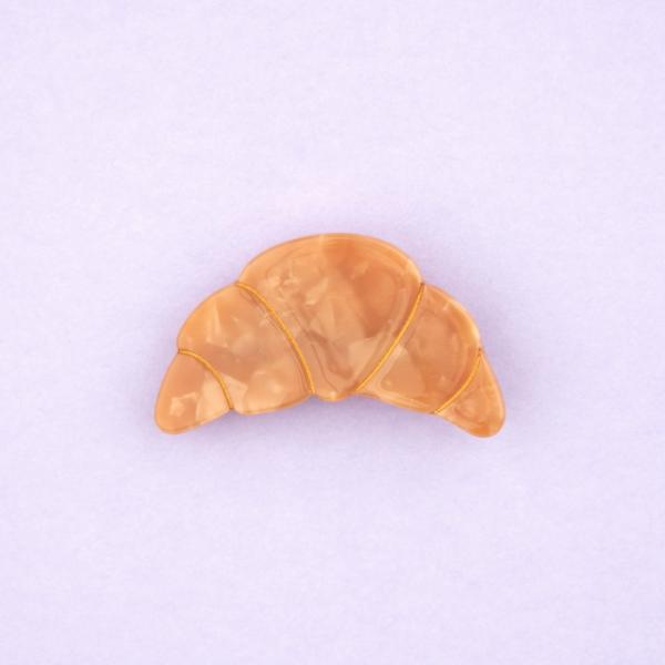 ククシュゼット 正規商品 アクセ ピン クリップ パン かわいい フランス Coucou Suzette クロワッサン ヘア クリップ Croissant HairClip ベージュ