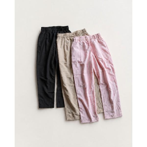 GOODAYS × CHARGER パンツ チャージャー ユニセックス テックイージーカラードパンツ Wide Easy Pants チャコール/ベージュ/ライトピンク 3色展開 2026春夏新作