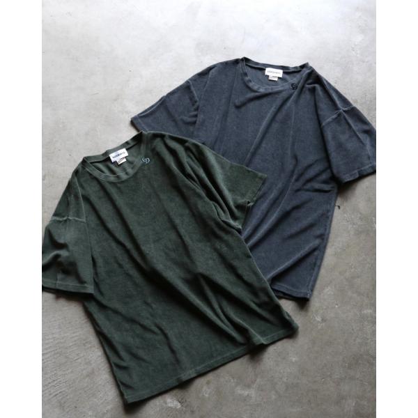 GOODAYS × SCREEN STARS  パイル ピグメント 半袖Tシャツ Pile pigment T-shirts ブラック/ダークグリーン 2色展開 2026春夏新作