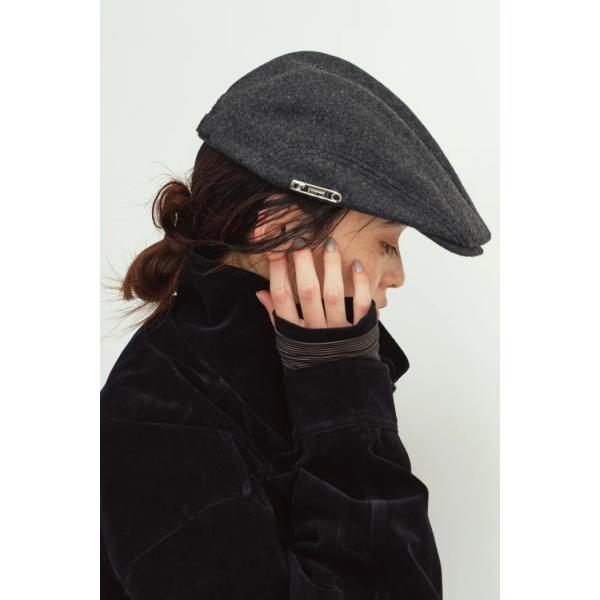 Knuth Marf キャップ クヌースマーフ ウール ハンチング キャップ wool hunting cap/2color アイボリー/ブラック 2色展開 2026秋冬新作