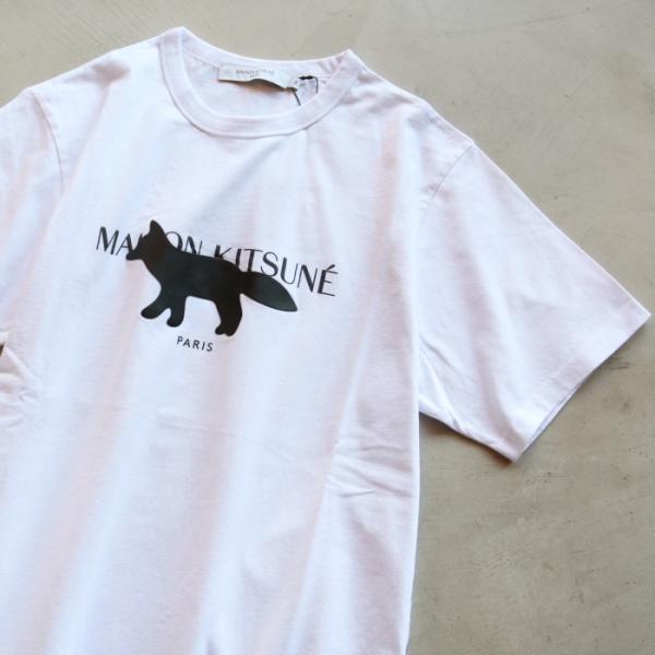 MAISON KITSUNE*快適な日常*ポップウェーブ コンフォートTシャツ charger_kmm12110