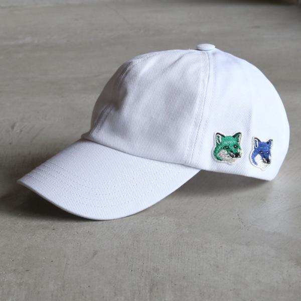 メゾンキツネ キャップ ユニセックス MAISON KITSUNE ダブル