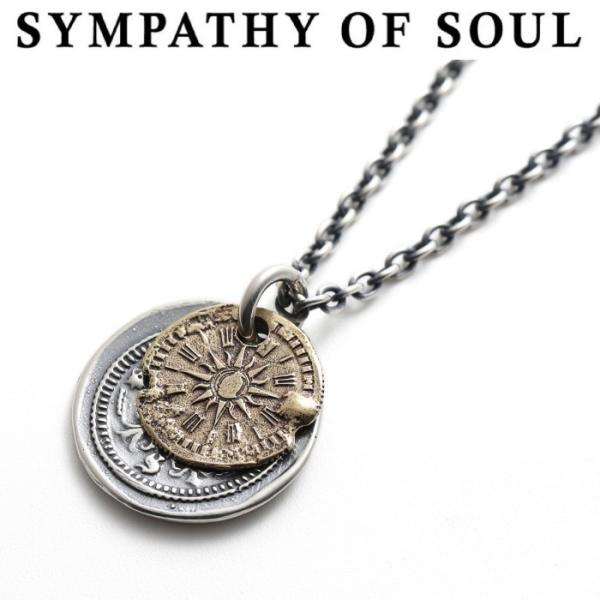 SYMPATHY OF SOUL コインネックレス　美品　本日限定値下げ！ SYMPATHY OF SOUL コインネックレス 美品 本日限定値下げ