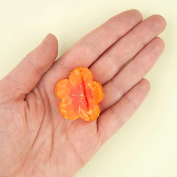 ククシュゼット 正規商品  アクセ ミニ クリップ かわいい ギフト Coucou Suzette  ナスタチウム ミニ ヘア クロー キンレンカ Nasturtium Mini Hair Claw