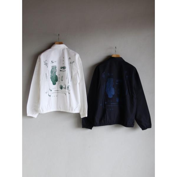 NEW VINTAGE GOLF ユニセックス ジャケット ニュービンテージ ゴルフ スツール プリント ジップ ジャケット Stool Print Zip Jacket 2色展開 2026秋冬新作