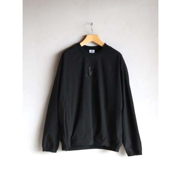 NEW VINTAGE GOLF ユニセックス トップス ニュービンテージ ゴルフ ナイロン プルオーバー Prac Pullover ブラック Black 2026秋冬新作