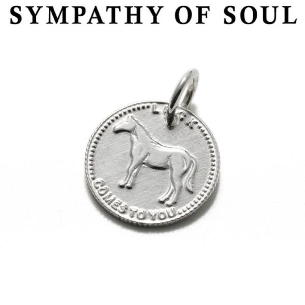 シンパシーオブソウル ペンダント ギフト ユニセックス SYMPATHY OF SOUL ラック ホース コイン ペンダント シルバー Luck Horse Coin Pendant  Silver