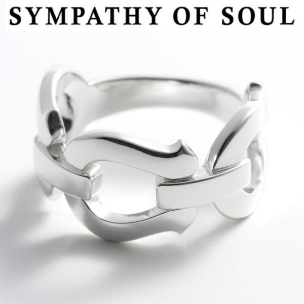 シンパシーオブソウル 指輪 リング SYMPATHY OF SOUL トリニティ ホースシュー リンク リング シルバー Trinity Horseshoe Link Ring Silver