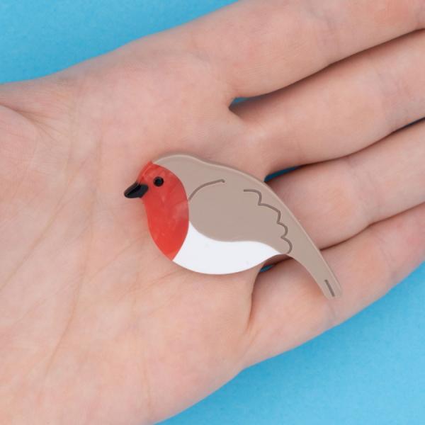 ククシュゼット 正規商品 ヘア アクセ クリップ ピン ヘアピン かわいい 鳥 ウグイス フランス Coucou Suzette コマドリ ヘア クリップ Robin Hair Clip
