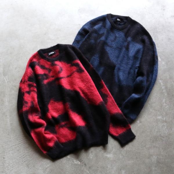 ロットワイラー ROTTWEILER（ロットワイラー） ニット モヘア セーター R9 PAINTED