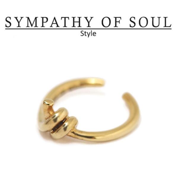 �V���p�V�[�I�u�\�E�� �X�^�C�� ���f�B�[�X SYMPATHY OF SOUL Style ���i�C�g�����O �u���X �S�[���h�R�[�e�B���O Unite Ring BRASS GOLD