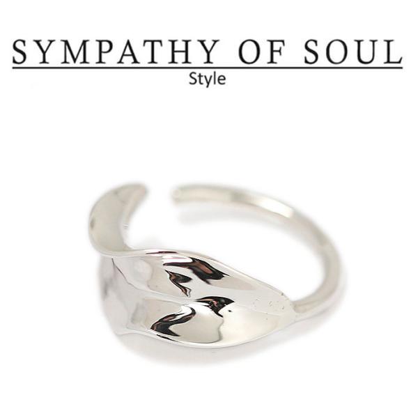 �V���p�V�[�I�u�\�E�� �X�^�C�� ���f�B�[�X SYMPATHY OF SOUL Style  �t���b�^�[�����O �V���o�[ Flutter Ring SILVER