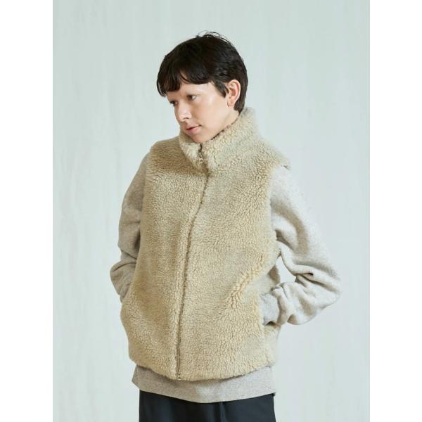TICCA アウター ベスト ティッカ  WOOL ファー ベスト Wool Fur Vest ベージュ/モカ Beige/Mocha 2色展開 2026秋冬新作