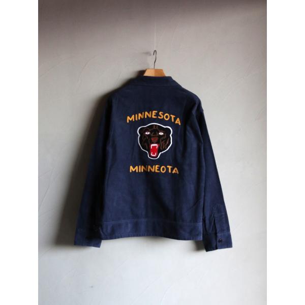 スリフティールック アウター ブルゾン THRIFTY LOOK コーデュロイ FFA 刺繍 ジャケット FFA JACKET MINNESOTA ネイビー NAVY 2026秋冬新作