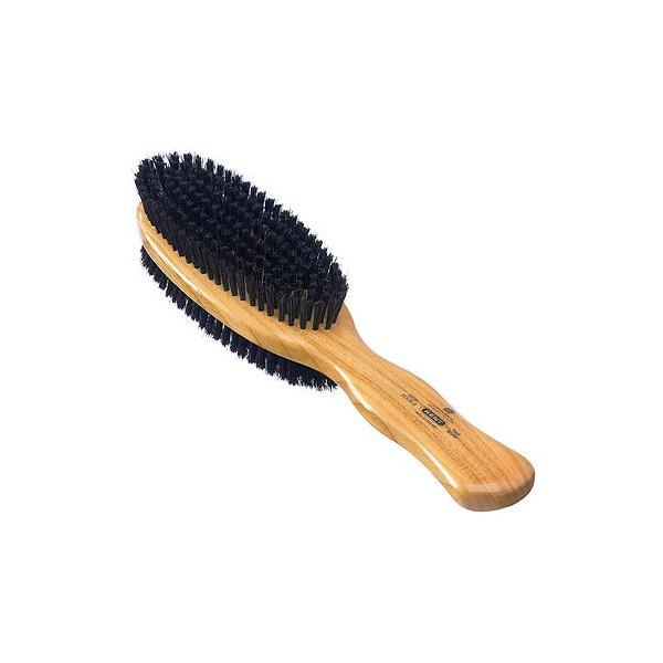 【品質表示】本体サイズ：27×5.7cm、156束　7列、黒豚毛 12mm&amp; 18mm重さ：118g本体の材質：天然木(サクラ)毛の材質：豚毛製造国：英国製