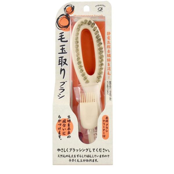 【品質表示】本体：PS樹脂毛：天然毛（豚毛）＋銅イオン、含浸アクリル繊維耐熱温度：70度ひもの材質：ナイロン樹脂クリーナーの材質：PS樹脂商品サイズ (幅×奥行×高さ)：86×33×245mm生産国：日本製