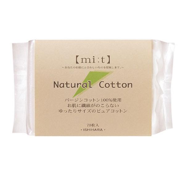 【品質表示】素材：綿100％バージンコットン・・・天然の綿を使用。加工の際に不純物・落ち綿を使用していない純粋なコットンです。商品サイズ：約120×100mmコットンサイズ：50×70mm生産国：日本製【使用方法】・化粧水を含ませてパッティ...